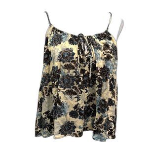 Juniper Blu South Moon Under crinkle tank top